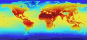 NASA global warming map