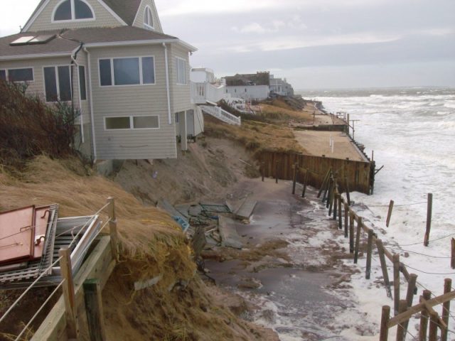 Living in the Hamptons. Severe beach erosion washes away wealth