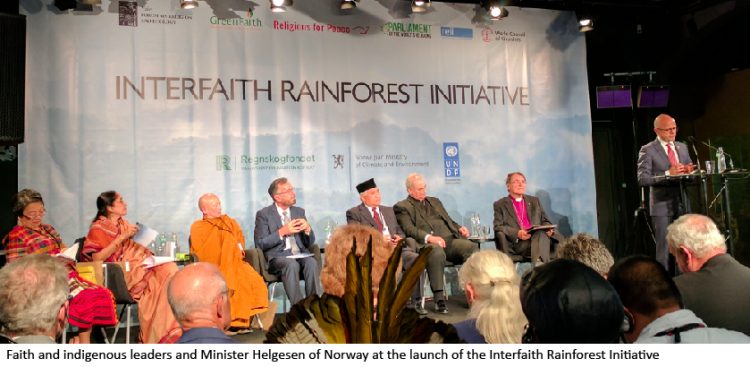Interfaith Rainforest Initiative gets underway in Oslo